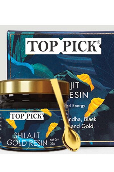 Top Pick Shilajit Gold Resin 30g - Helps in boosting Stamina - Contains 24 Ca...