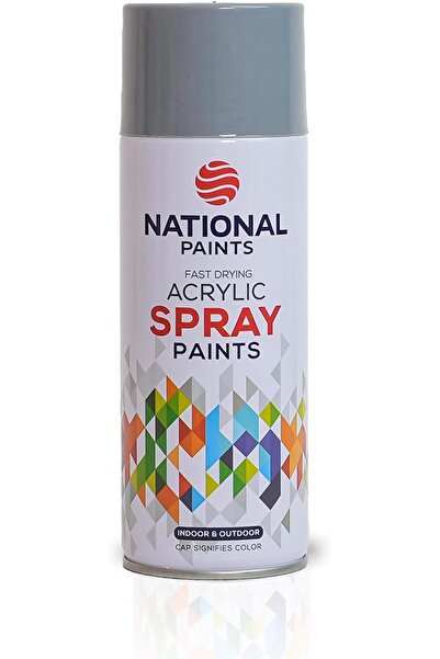 NATIONAL PAINTS طلاء أكريليك سريع الجفاف - رمادي 105