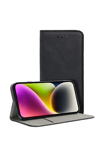 megaMobile Husă de protecție Smart Magneto Flip Cover pentru Xiaomi Redmi Note 13 5G, neagră