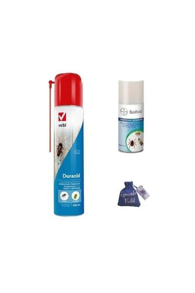 VEBI Istituto Biochimico S.r.l Fumigena Solfac Envu 150 ml + Duracid 500 ml + sac LF 10 g insecticid (gândaci de bucătărie)