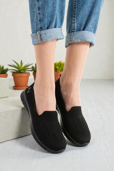 VANONE Tricotaj pentru femei, ușor, fără șireturi, respirabil, din material s...