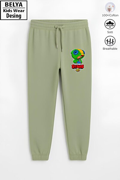 Belya Kids Wear Παιδικό αθλητικό παντελόνι με ελαστικό πόδι, 3 κλωστές, βαμβα...