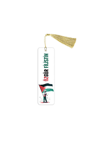 Hayrat Neşriyat Metal Bookmark Model 7 - Free Palestine 2