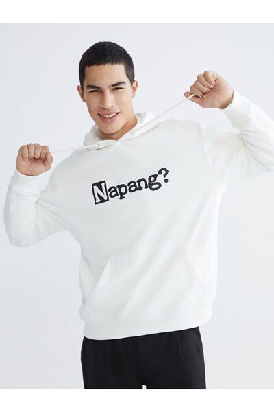 LC Waikiki XSIDE Hanorac cu mânecă lungă cu imprimeu pentru bărbați