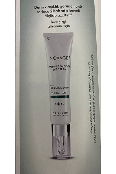 Oriflame Novage+ Lift + Firm Göz Kremi kozmetik marketim