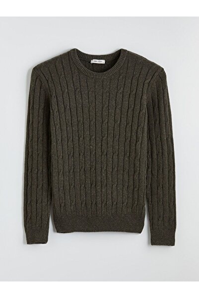 LC Waikiki Lcw Vision Hair Weave Patterned Men's Knitwear Sweater