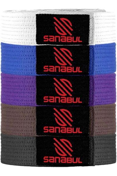 Sanabul BJJ Belt Men & Women – Brazilian Jiu Jitsu Belt with Ranking Stripes ...