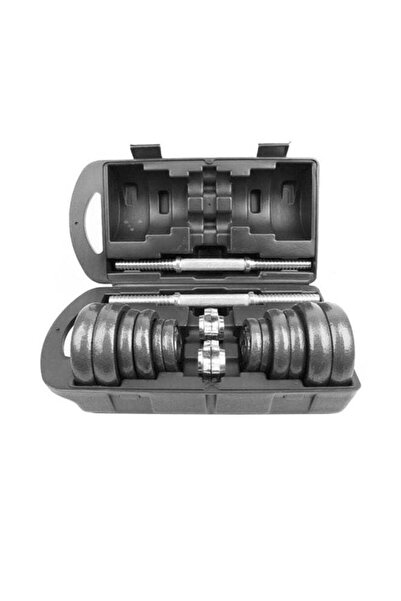 Generic Power Fitness Painted Dumbbells Set With Case 20Kgs