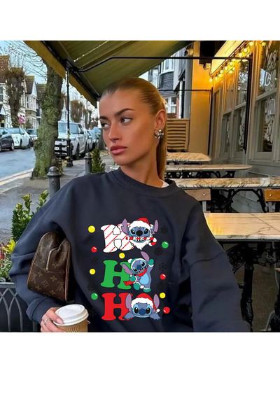 Tubinyoo New Year - New Year's Eve Stitch Printed Crew Neck 3-Thread Sweatshirt