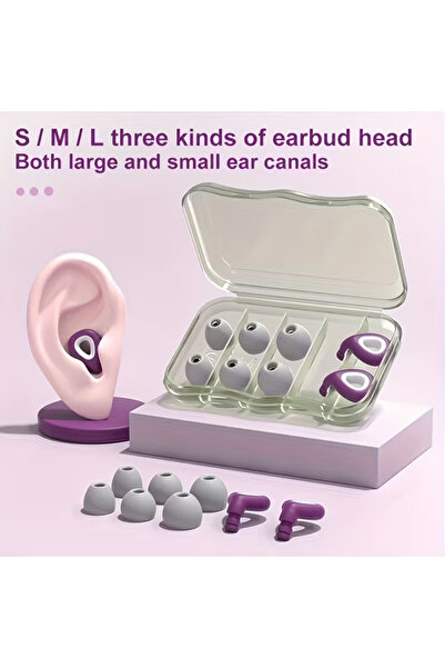 DER-KAN OYUNCAK 3 PARÇA S-M-L BEDEN Tekrar Kullanılabilir Silikon Yüzme Kulak...