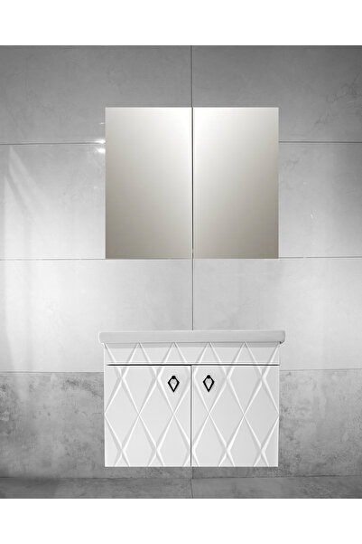 Ber Banyo dolabı 80’lik lake kapak