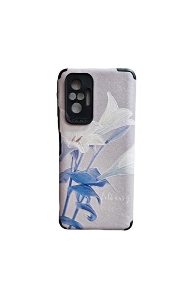 OEM Soft Case compatible with Redmi Note 10 Pro, Blue Design