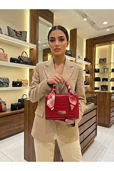 Lavina Elegant women's handbag with a luxurious design, featuring a bow and strap – multi-colored