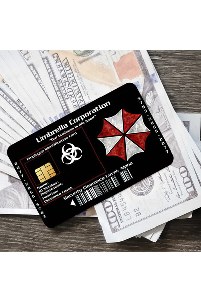 Choice 18x13.5CM z4 Game R-Resident E-Evil Bank Credit Cards Bus Pass Stickers Cool Decoration Waterproof 4