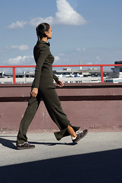 Avrile Zippered Knitwear Set