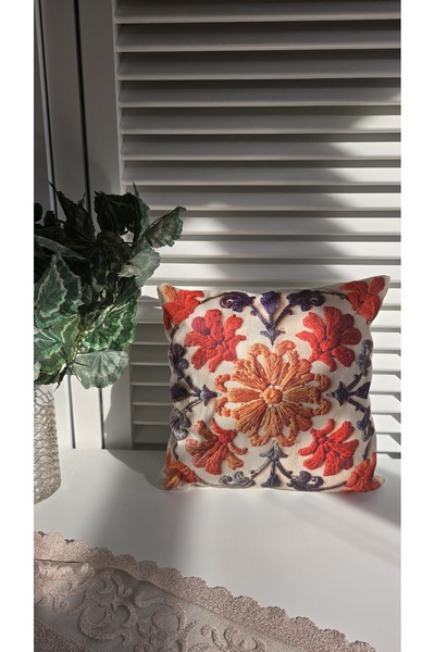 housein Punch Punch, model brodat, pernă umplută 3D (1 bucată) 40 X40 cm