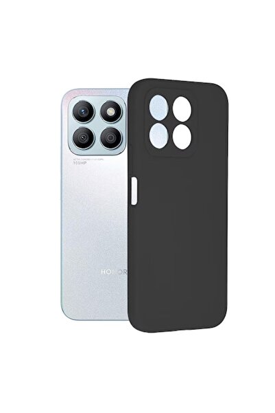 ELITE MOBILE Husă moale din catifea compatibilă cu Honor X8b, neagră