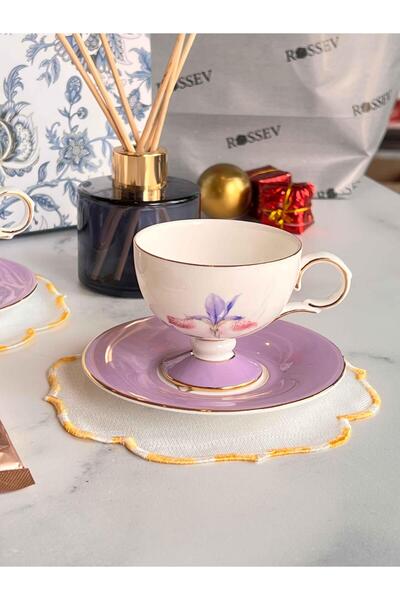 ROSSEV Gift Iris Gift Boxed Bamboo Stick Fragrance and Cup Set for 2 People