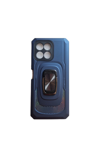 OEM Carcasă magnetică antișoc cu inel compatibilă cu Honor X6 - Albastru închis