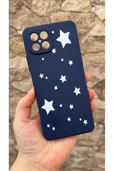 Vip Case Omix x600 Uyumlu Mini Yıldız Desenli Silikon Darbe Emici Klasik Korumalı Rubber Kılıf 277