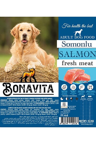 bonavitaa Bonavita somonlu kuru köpek maması 5kg (2.5 X 5)