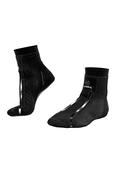 Sanabul جوارب مانعة للانزلاق مع قبضة قدم (مقاس كبير/كبير جدًا، أسود)