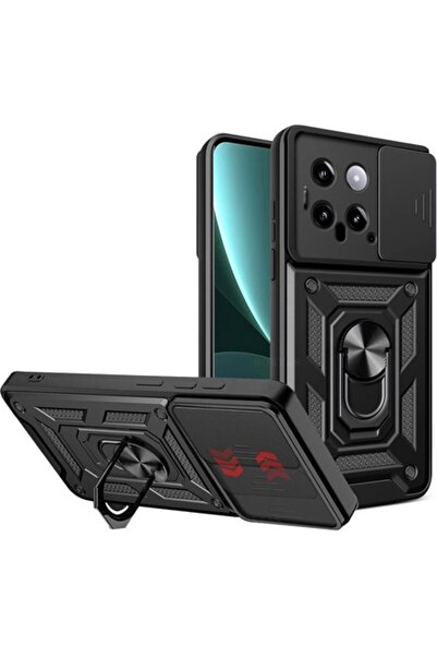 OEM Carcasă rezistentă la șocuri cu inel magnetic compatibilă cu Xiaomi 14 5G