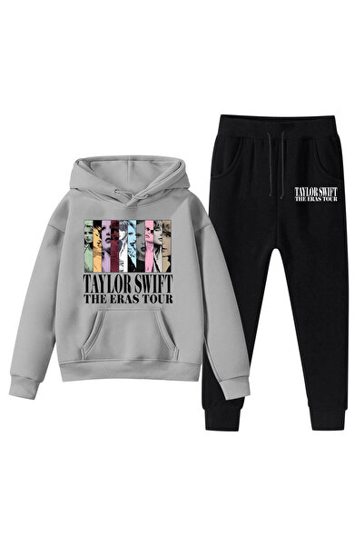 NO BRAND طقم سويت شيرت من الصوف من تايلور سويفت، جولة ذا إيراس، WY-346، رمادي...