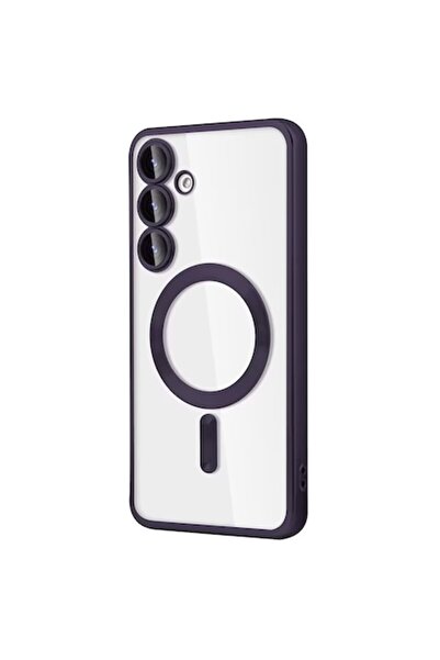 OEM Carcasă magnetică de lux TPU compatibilă cu Samsung Galaxy A06, violet