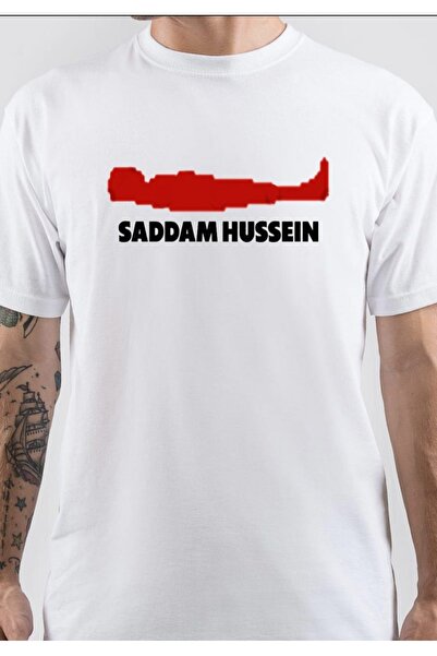 kahire TRICOU UNISEX ALB CU IMPRIMEU S-HUSSAİN HIDING SPOT