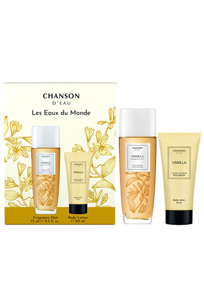 Chanson D'Eau Vanilla - body & hair lotion 75 ml + body lotion 50 ml
