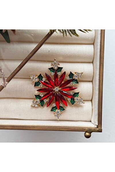As Yılbaşı Noel Tasarım Broş