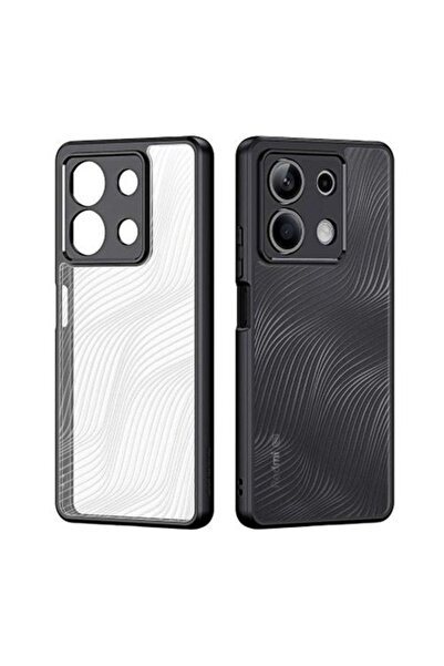 OEM Carcasă rigidă TPU transparentă neagră compatibilă cu Xiaomi Redmi Note 13
