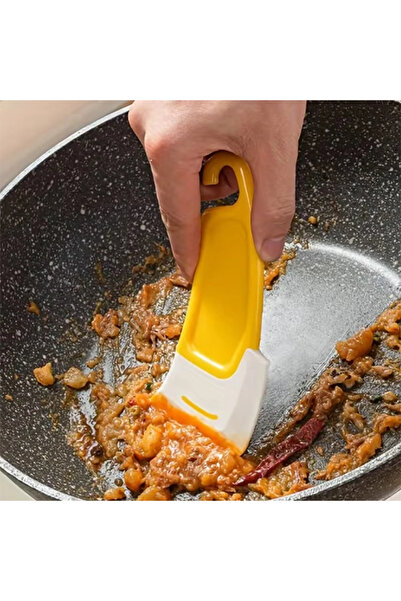 Yenimiyeni Silikon Uçlu Bulaşık Temizleme Kazıyıcı Spatula Bulaşık Sıyırma Ap...