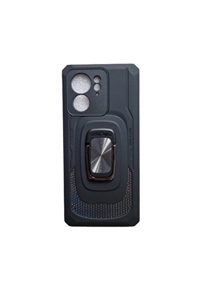 OEM Carcasă antișoc cu inel și magnet compatibilă cu Motorola Edge 40, neagră