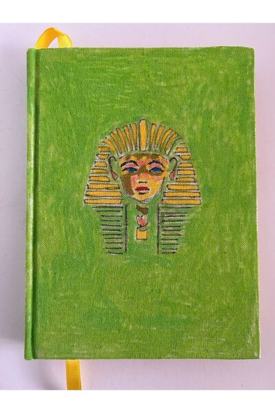 SimplyTexGoGlobal King Tut A5 Notebook, 80 GSM Gold Paper