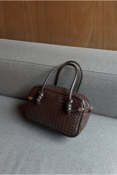 Mupa Shoes Women's Hand and Shoulder Bag Aci Brown