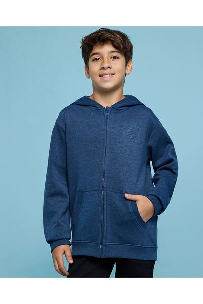 R&B جاكيت مطبوع بغطاء رأس رأس وسحاب للإغلاق