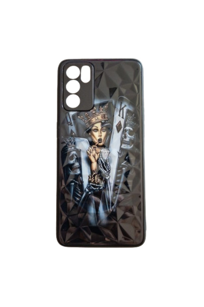 OEM Carcasă rigidă 3D compatibilă cu Oppo Reno 6 5G, design Queen