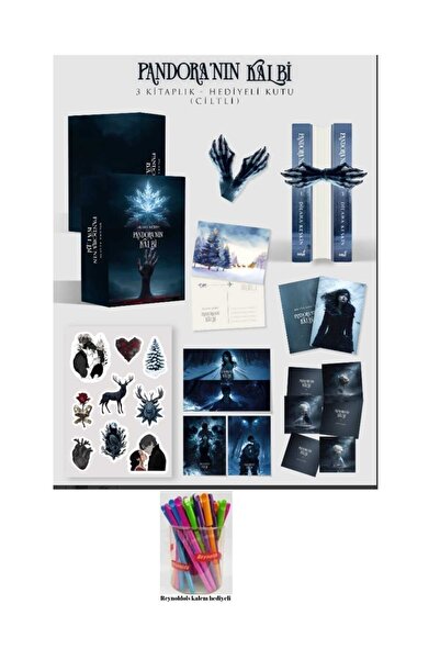 İndigo Kitap Pandora’nın Kalbi 3 Kitap Takım – Ciltli - Hediye Kutulu