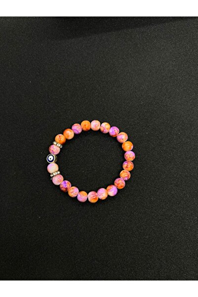 GiftPack سوار من الخرز الحجري الطبيعي بتصميم بسيط