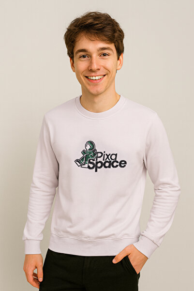 Stylein Pixa Space Embroidered Sweatshirt