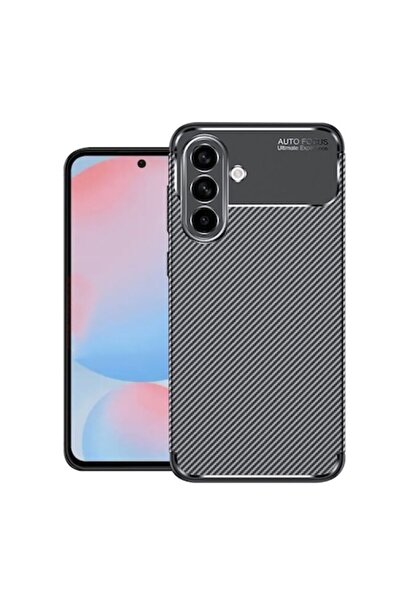 ELITE MOBILE Carcasă Soft Carbon Design compatibilă cu Samsung Galaxy A17/A26, Negru Carbon