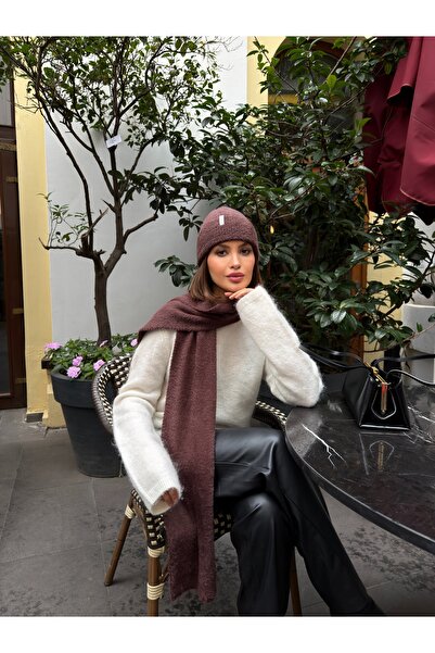 LAGRANZE Set de 2 eșarfe pentru femei Fuzzy