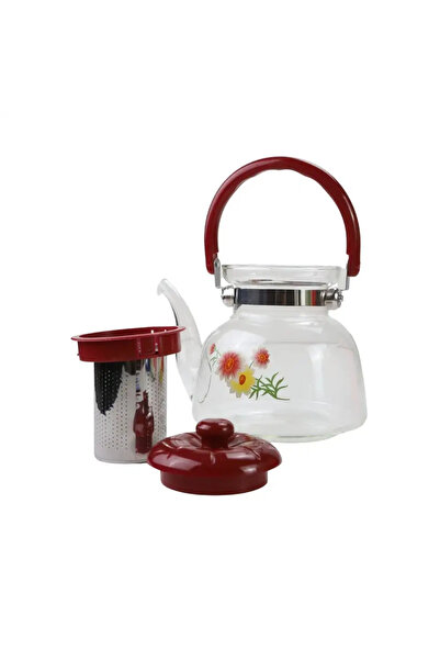 Kovar Heat Resistant Pot, Tea & Coffee Glass Pot With Strainer & Comfort Hand...