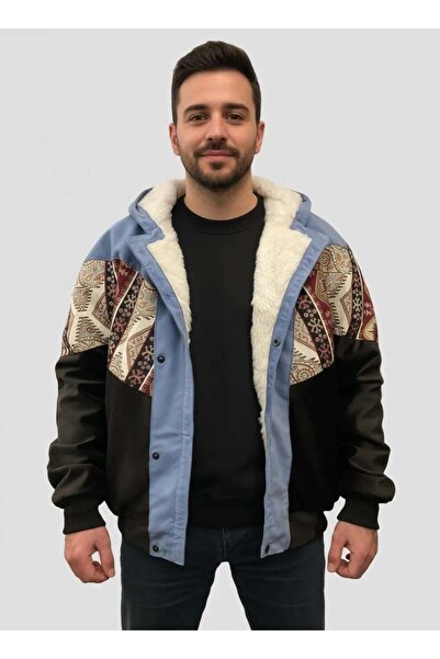 CANMODA (7682) Jachetă unisex supradimensionată în stil Aztec, compatibilă cu...