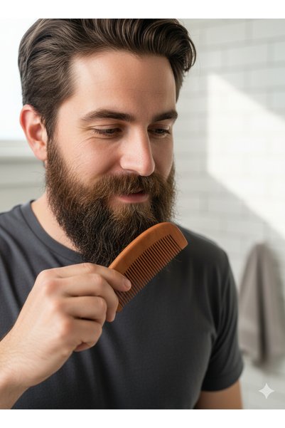 Altın express Natural Wooden Comb - Antistatic Massage Effective Hair Comb & Beard Comb