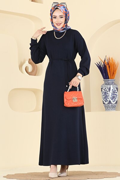 ModaMerve Beli Bağcıklı Spor Elbise 7053TEG847-MS Laci