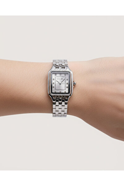 season Silver Square Watch