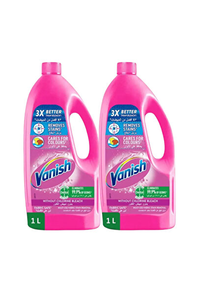 Vanish Stain Removing Liquid Without Bleach Cares For Colors- 2X1Ltr